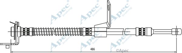 APEC BRAKING Тормозной шланг HOS4139